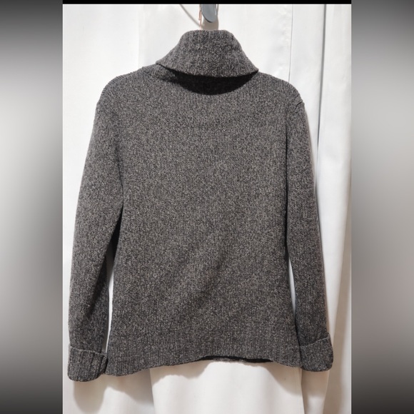 Sutton Studio Merino Wool Turtleneck Sweater Gray Size L Bloomingdale’s - Picture 3 of 8